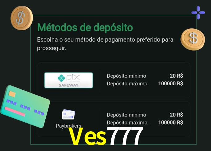 O cassino Ves777 oferece uma grande variedade de métodos de pagamento